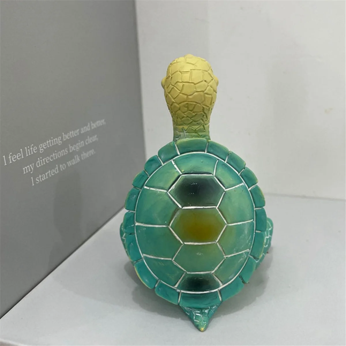 

AT13 Sea Turtle Figurine Peacefulness Meditating Sea Turtle Statue Decorations for Buddha Yoga Garden Statue Ornament
