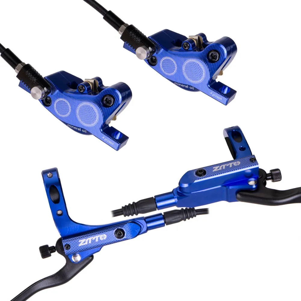 /Four /For /Piston Hydraulic Disc Brake Set Aluminum Alloy Mountain Bike Front Rear Braking System For Bicycle Cycling Component