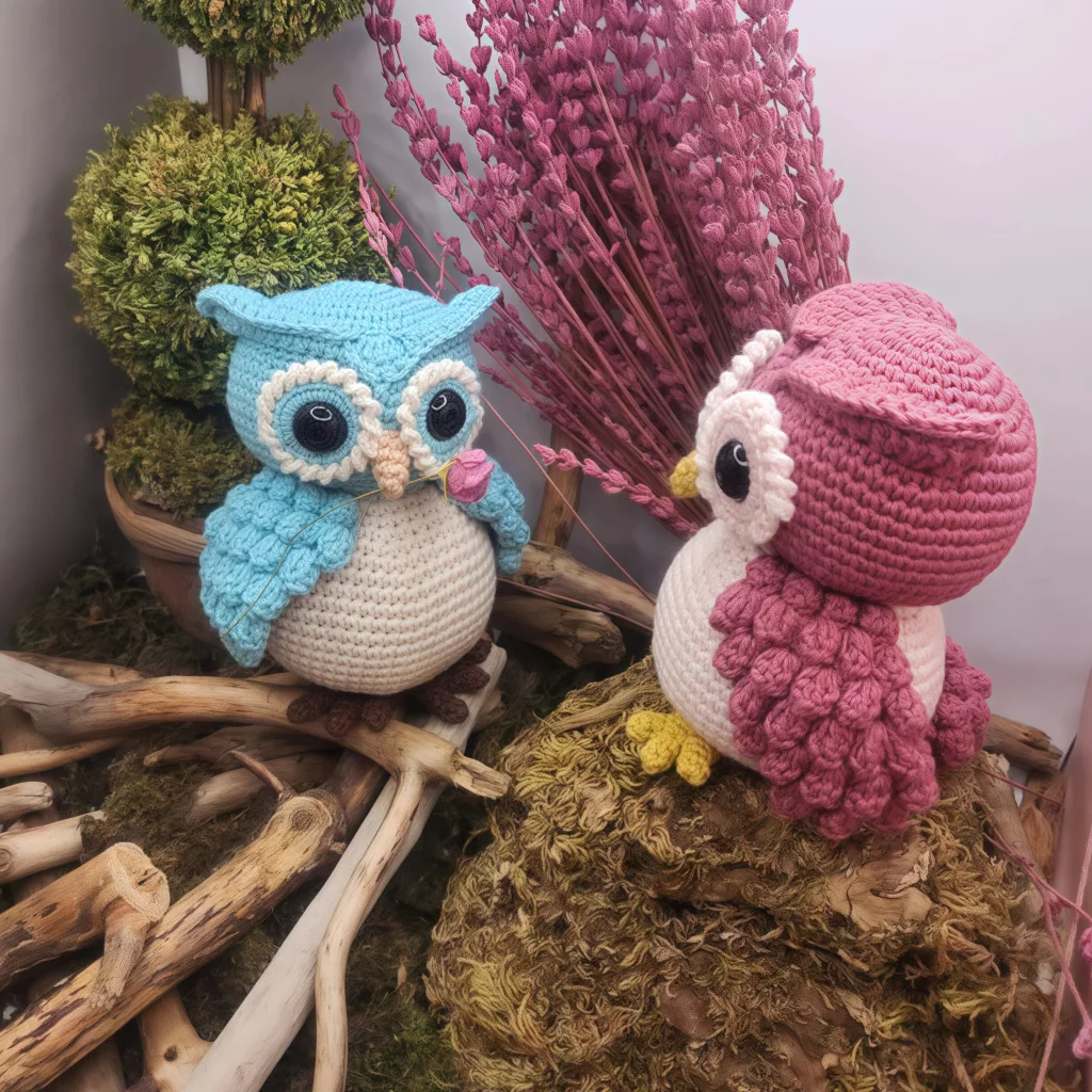 Halloween Limited Edition Owl Hook Needle Kit 4-Piece Set with Rotatable Head - Beginner-Friendly Yarn And Accessories for Hand Crocheting Decoration And Prank Gifts