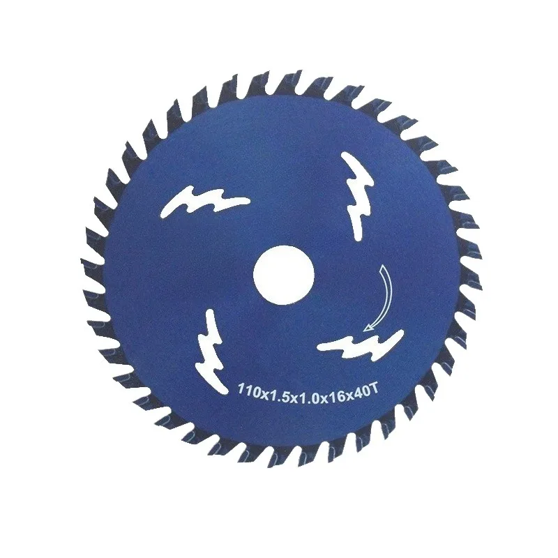 Disco de sierra circular TCT de 4 pulgadas (110 mm) y 40 dientes, 110x1.5x16 mm, de corte fino para madera, para sierra de mesa y sierra ingletadora