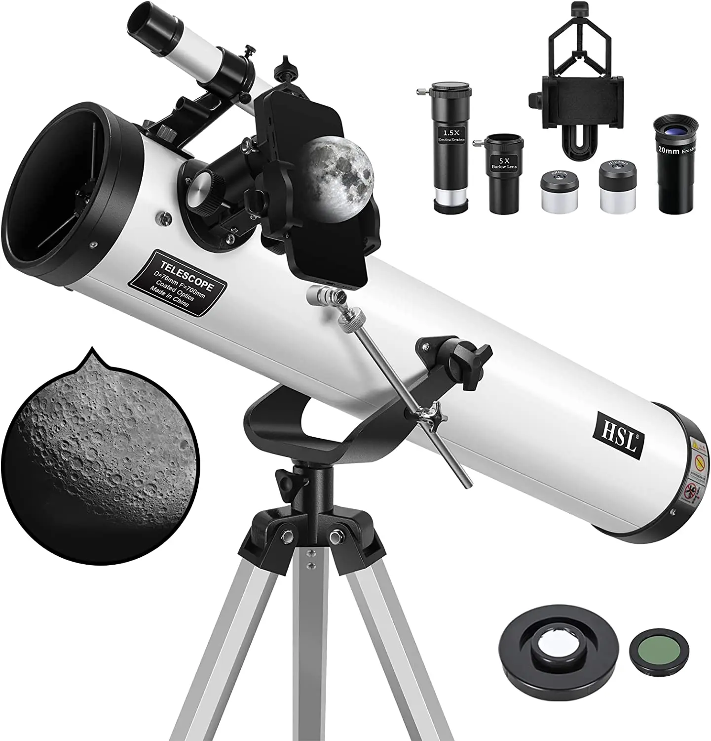 35X-875X High Magnification Powerful Binoculars Moon Telescope
