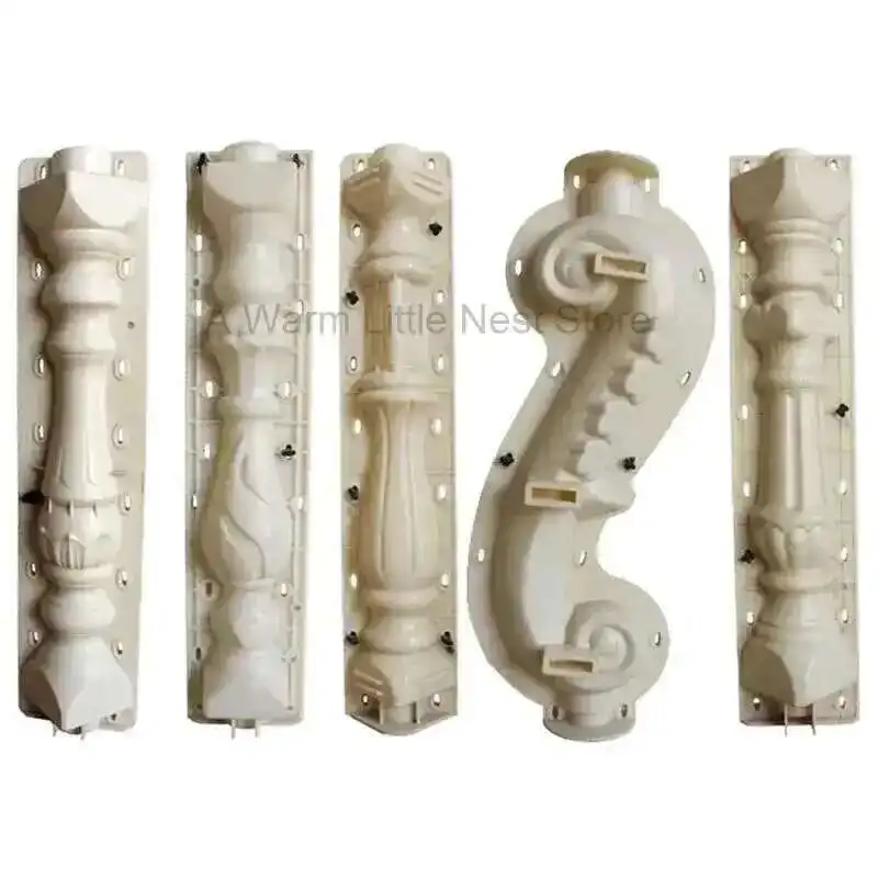 

Prefabricated Vase Column Home Balcony Guardrail Mold Self-built Building Stair Handrail Railing Cement Fence Roman Column Mold