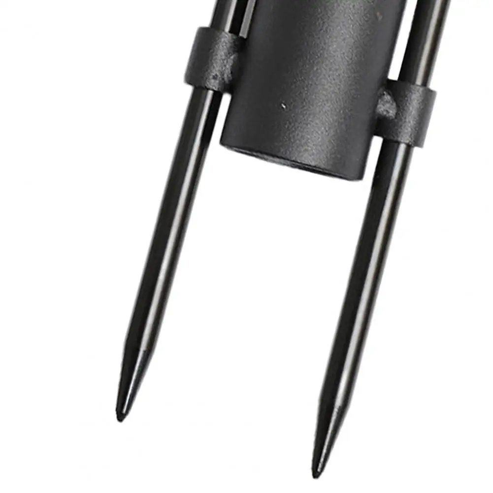 Toldo de acampada al aire libre, poste de tierra, soporte de hierro, clavos de Metal, portátil, reforzado, a prueba de viento, tubo fijo, varilla de