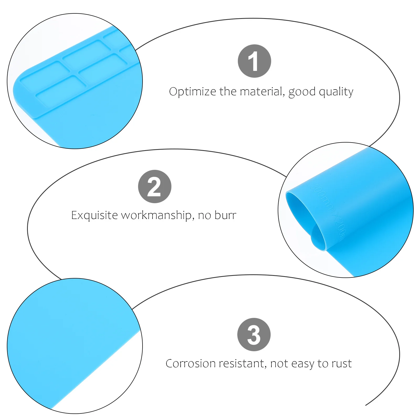 

Silicone Heat Resistant Soldering Pad Durable Repair Work Table Mat for Electronics Maintenance Workbench Platform