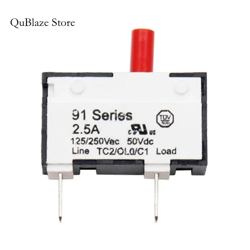 

0.5A 1A 1.25A 1.5A 2A 2.5A 2.75A 3.0A 3.15A 4A 8A 10A Mini Circuit Breaker Thermal Overload For Vacuum Cleaner Dyson