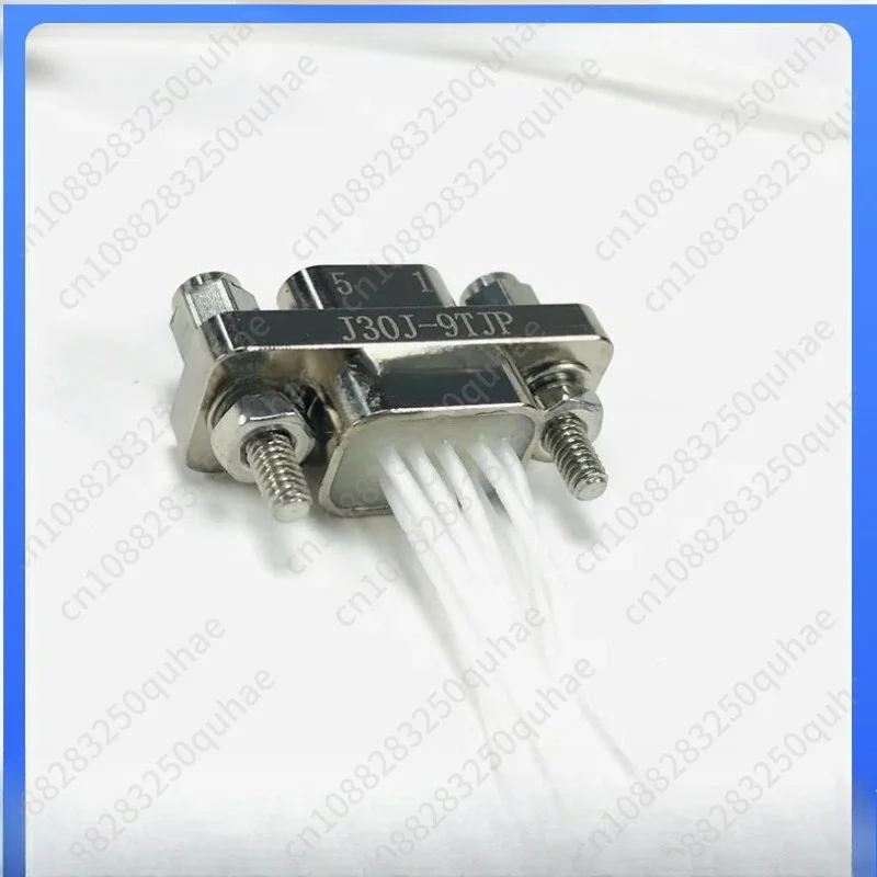 9-Pin J30J Aviation Connector, Industrial Rectangular Electrical Plug