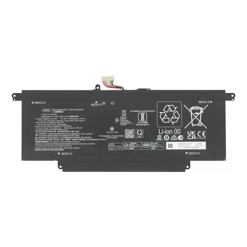 

SS06XL Laptop Battery For HP Elite Dragonfly G3 TPN-DB0O HSN-150C 11.58V 68.4Wh