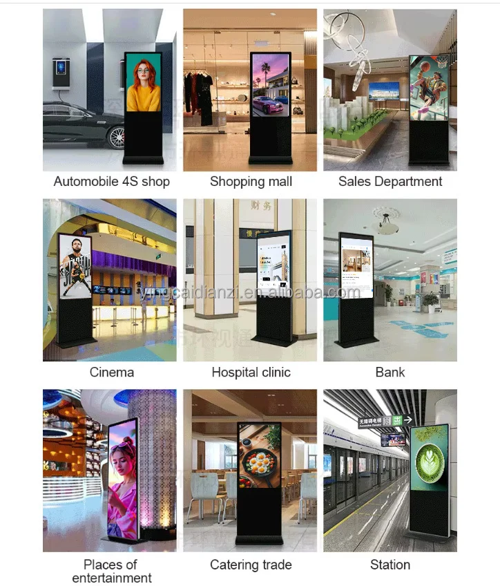 Lcd Advertising Digital Signage and Displays 49 Inch Indoor Digital Signage Advertising Display Digital Touch Signage