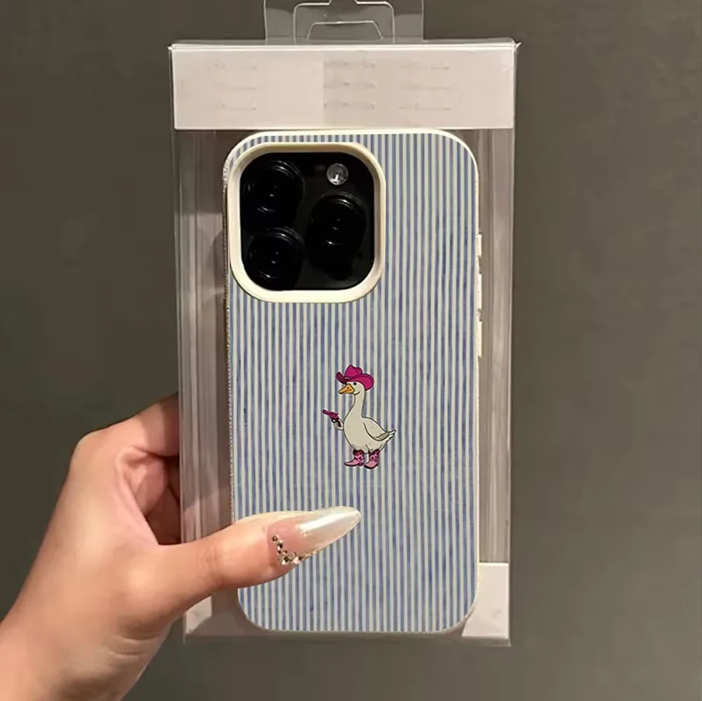 Western Cowboy Goose Stripe Lichee leather pattern Phone Case For Vivo V60 V50 V40 V30 V30E V29 Pro Lite 4G 5G Shockproof Cover