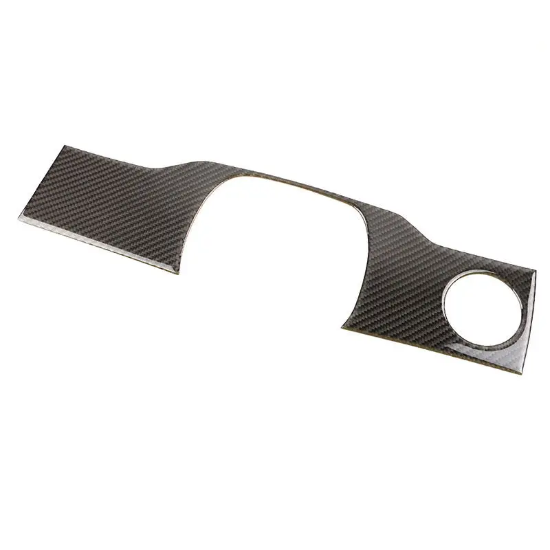 Car Accessories Below Steering Wheel Speedometer Panel Keyhole Frame Soft Carbon Fiber Trim For Chrysler 300 300C 2005-2010