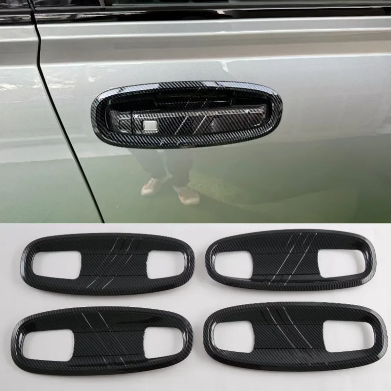 For Great Wall Haval Raptor MengLong 2023 2024 Rear View Mirror Rain Fuel Tank Cap Car Logo Door Handle Catch Protection Cover