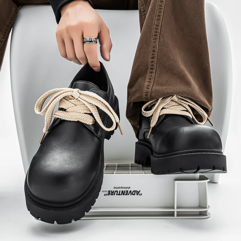 

Derby Shoes Big Toe Shoes Fashion Leather Shoes Trendy Shoes Men