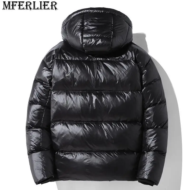 New white duck down jacket plus size puffer jacket 11XL large size fashion down jacket warm thickened warm jacket men's 10XL