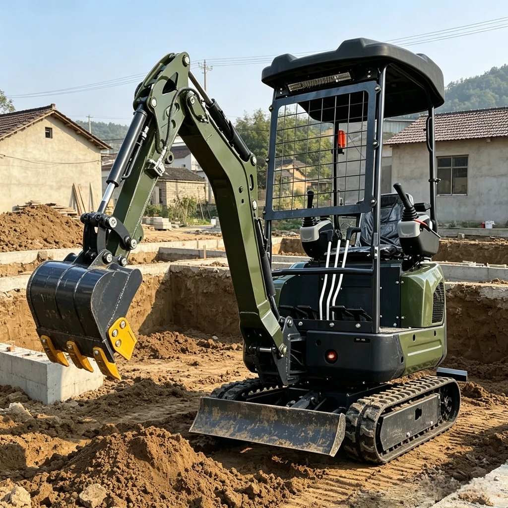 Agriculture Farming Services - Mini-excavatrice 1,5 tonne agricole, 0,8 tonne