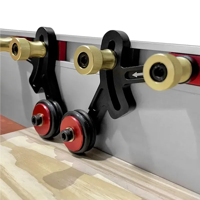 

One-way Feeder Precision Clear-Cut Stock Guides - Woodworking Feather Loc Board Anti Rebound Safety Pushing Auxiliary Tools