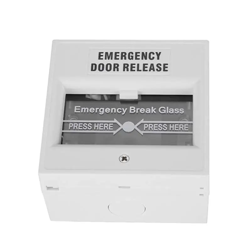 Resettable Green Break Glass Fire Alarm Exit Emergency Door Release Button Fire Alarm Push Button for Alarm System