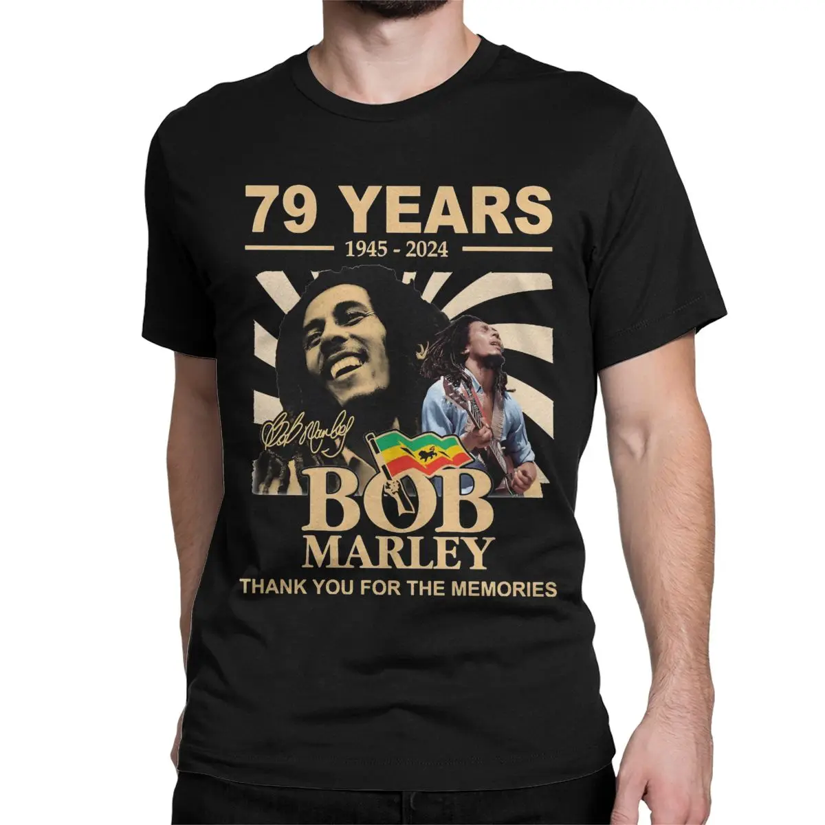 Men Women's T-Shirt Retro Bob-Marley Reggae Fun 100% Cotton Tee Shirt Short Sleeve Jamaican Music T Shirts O Neck Tops Plus Size