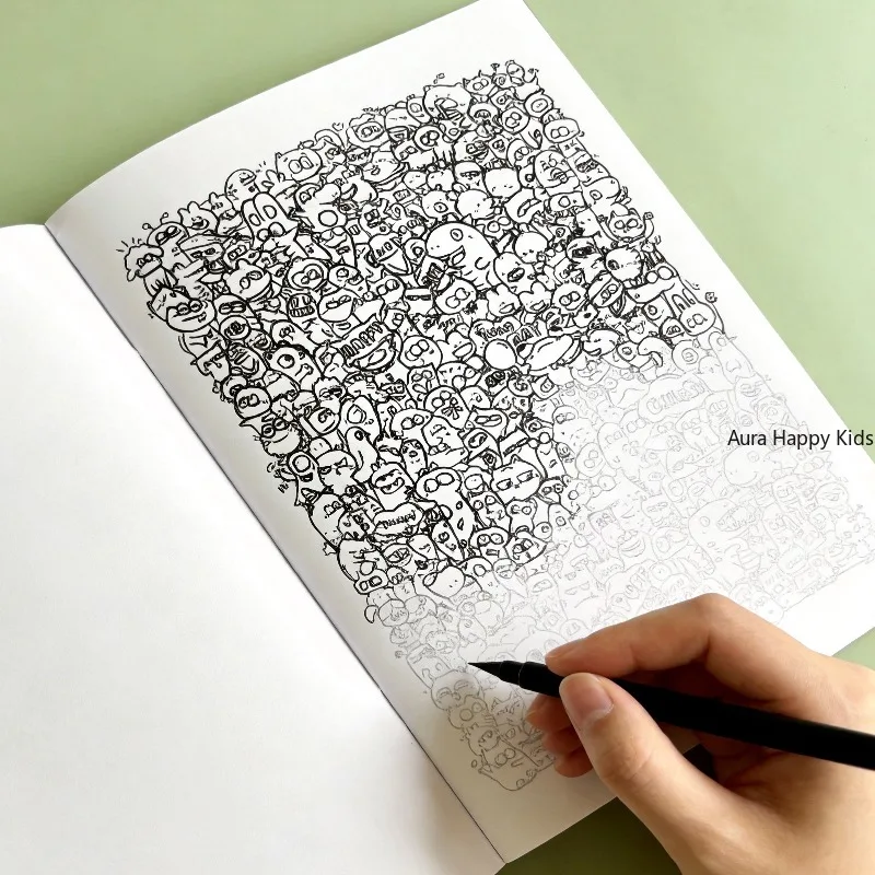 A Line Drawing and Graffiti Drawing Book 22 Different Copying Patterns Art Gift A Good Way To Relieve Stress and Pass The Time