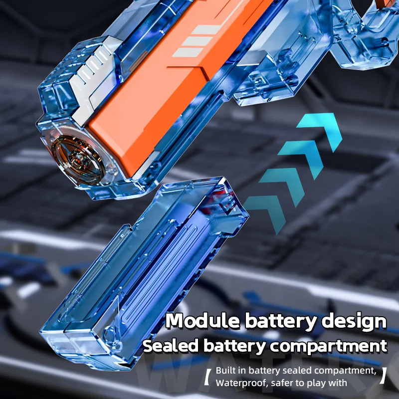 Nuovo giocattolo da tiro con pistola ad acqua elettrica ad alta pressione, gioco di combattimento estivo per piscine da spiaggia all'aperto, regalo giocattolo per bambini