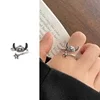 Lilo & Stitch Disney Anime Ring 925 Silver Cartoon Kawaii Stitch Adjustable Rings Cute Kids Toys Woman Jewelry Birthday Gifts