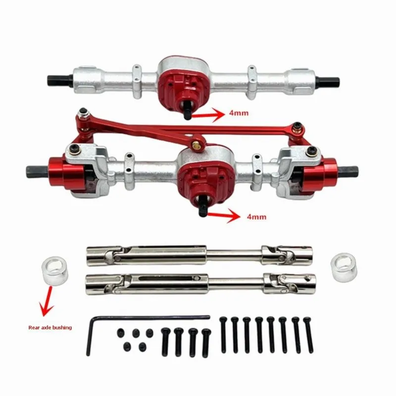 

Комплект для модернизации радиоуправляемых моделей MACH-RC: передний и задний мосты, трансмиссионный вал для MN 1/12 MN300 MN82 LC79 MN78, аксессуары для радиоуправляемых машин