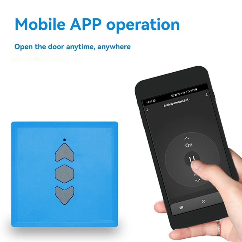 Garage Door Controller Multi Frequency Wifi Wireless Garage Door Remote Controller Three-Button Electric Door Remote