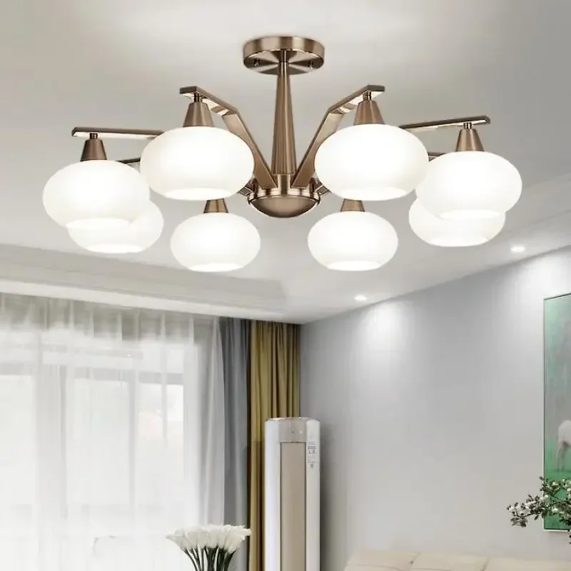 Modern Lustre Modest Ceiling Lamps for Room Living Dining Table Home-appliance Led Lights Bedroom Kitchen Hanging Chandeliers