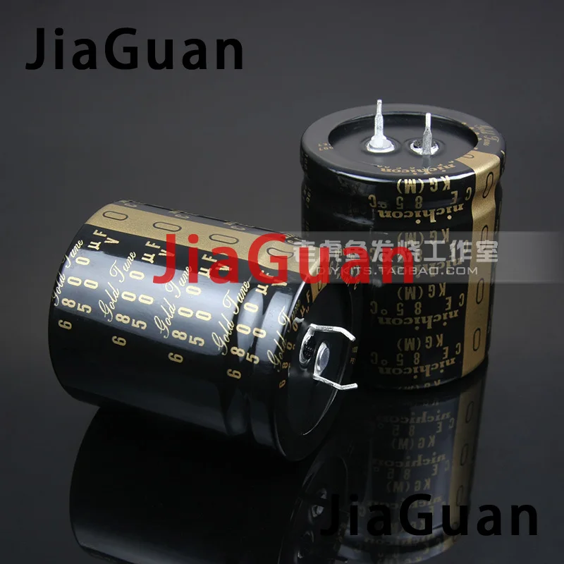 2PCS NICHICON KG Type II 50V6800UF 35x40mm Gold Tune 6800UF 50V audio 6800U amplifier filtering 6800UF/50V Type-2