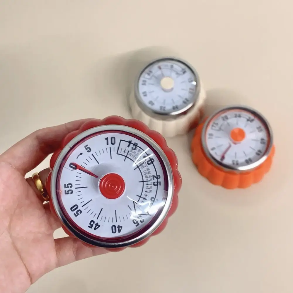 Magnetic Base Mechanical Kitchen Timer Visual Display Mechanical Timer Mechanical Manual Digital Timer Round Precision