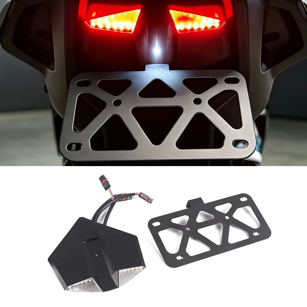 FOR BMW S1000RR S1000 RR M1000RR S M 1000 RR Motorcycle LED Light License Plate Holder Fender Eliminator Registration Bracket