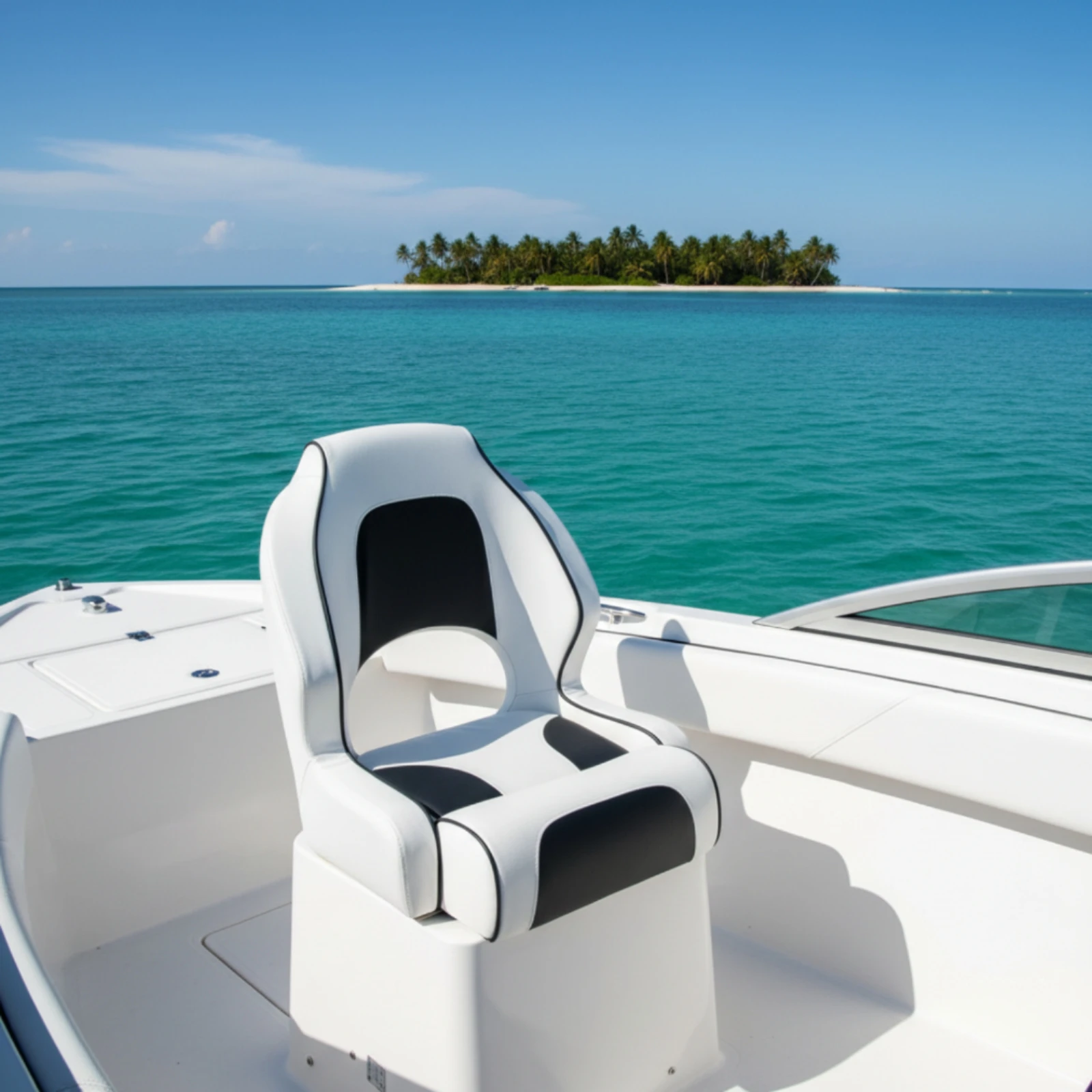 Boat Contoured Seat with Armrests Padded Pilot Seat with Armrests Helm Chair Ergonomic Furniture Compact for Boaters, Boats view 5