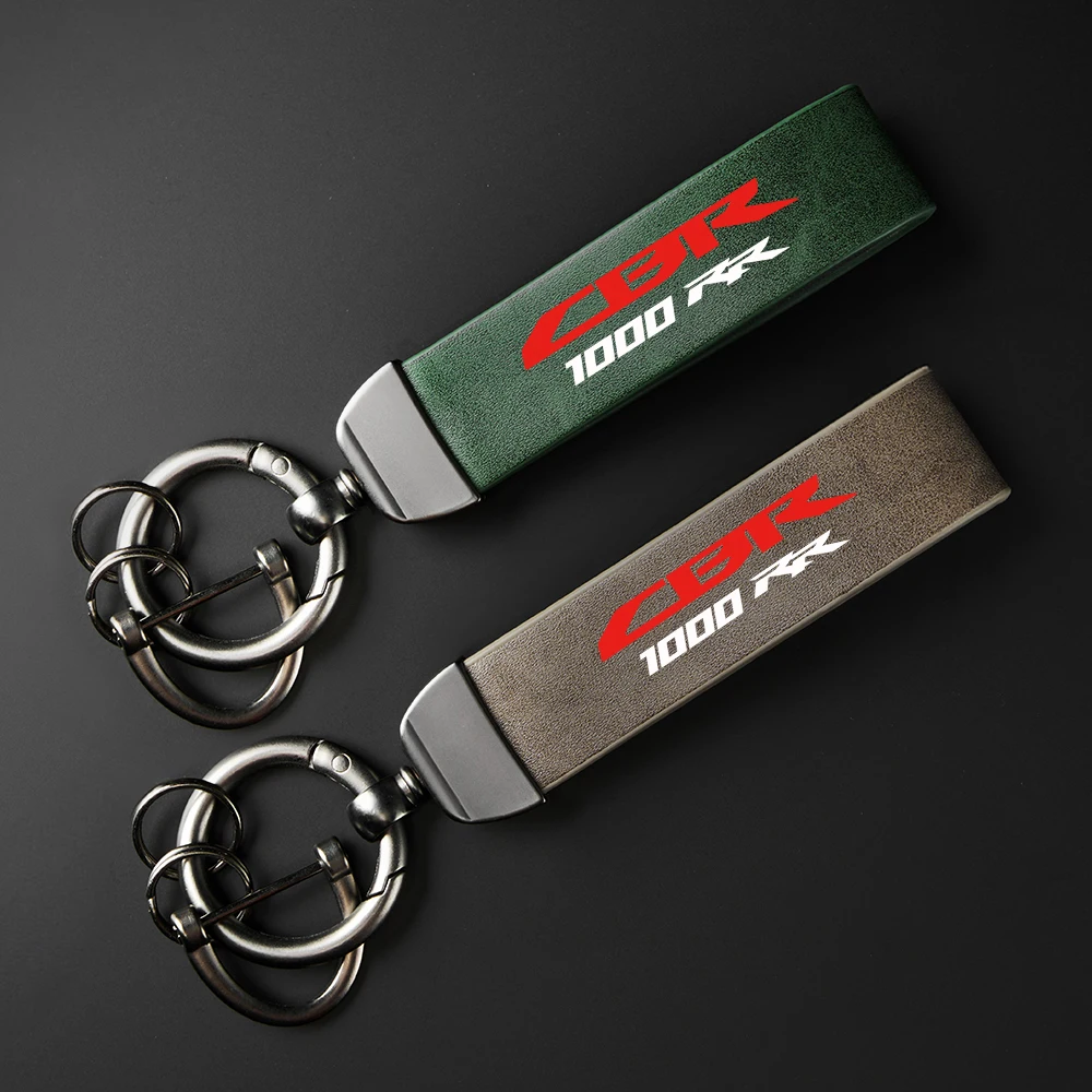 

High-Grade leather Motorcycle Keychain Holder Keyring For Honda CBR1000RR CBR 1000 RR Accessories