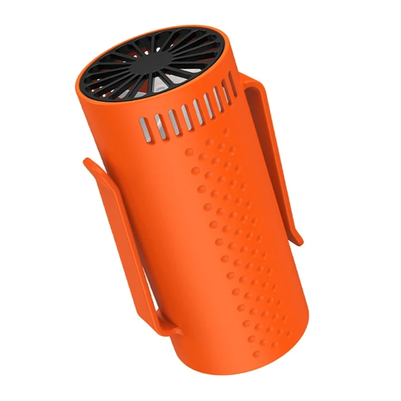 Ventilateur refroidissement à Clip taille, Texture ABS, adapté au Camping, pêche, 918D