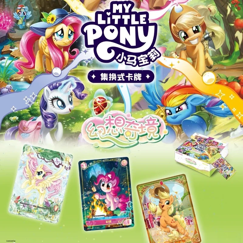 KAYOU Genuine My Little Pony Card Fantasy Wonderland Dream Friendship Set Sail Cute Princess Card Anime Collection Card