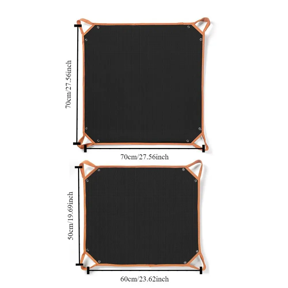 Cobertor de fogo de silicone de dupla face ao ar livre 2 tamanhos portátil acampamento pano à prova de fogo resistente a altas temperaturas retardador de chamas