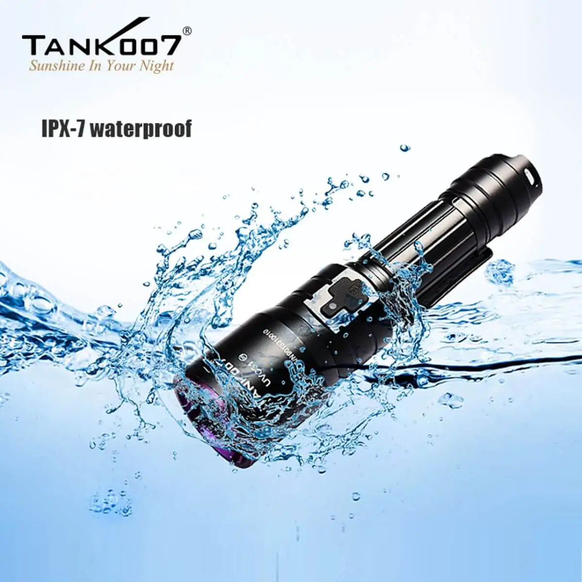 TANK007 UVC31 NDT Nichia UV LED Flashlight