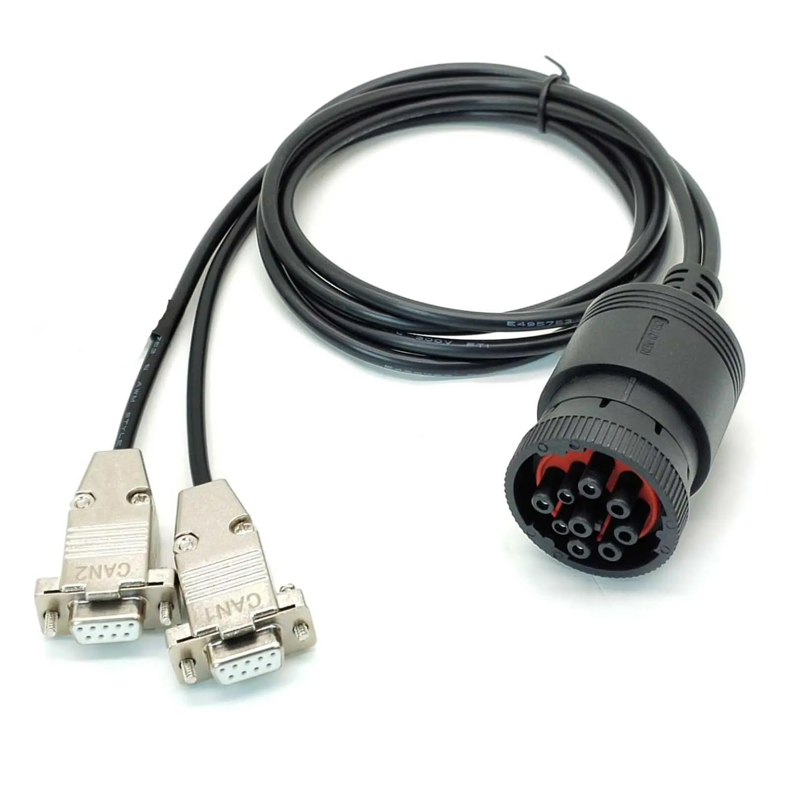 cable-j1939-connector-deutsch-to-dual-db9-female-adapter-1m-meter-can-bus-cable-for-truck-diagnostic