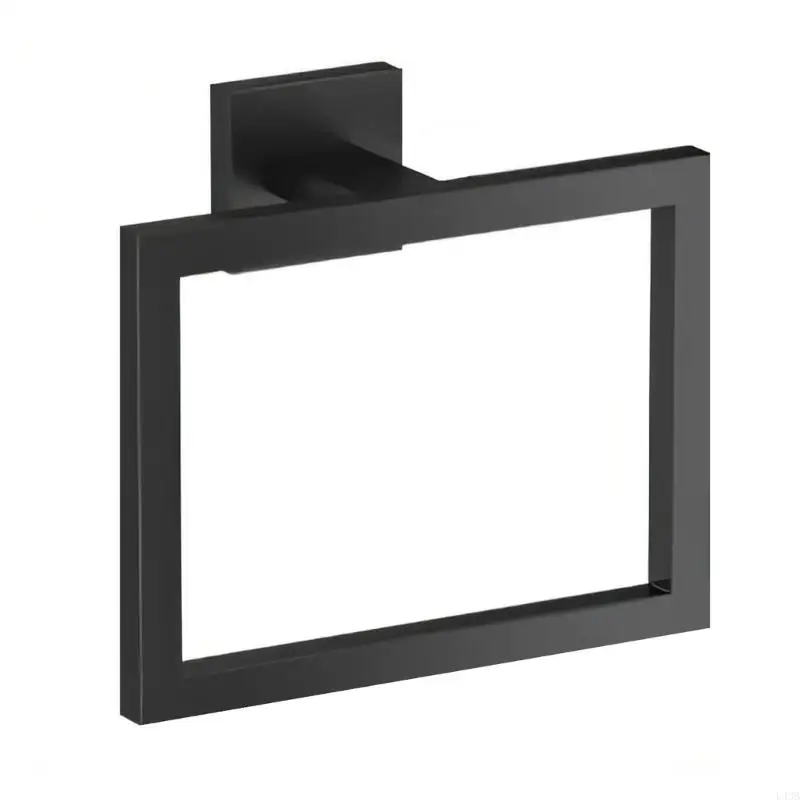 

Кольца для полотенец для ванной из нержавеющей стали, квадратные подвесные кольца для ванной комнаты, вешалка для полотенец L43B