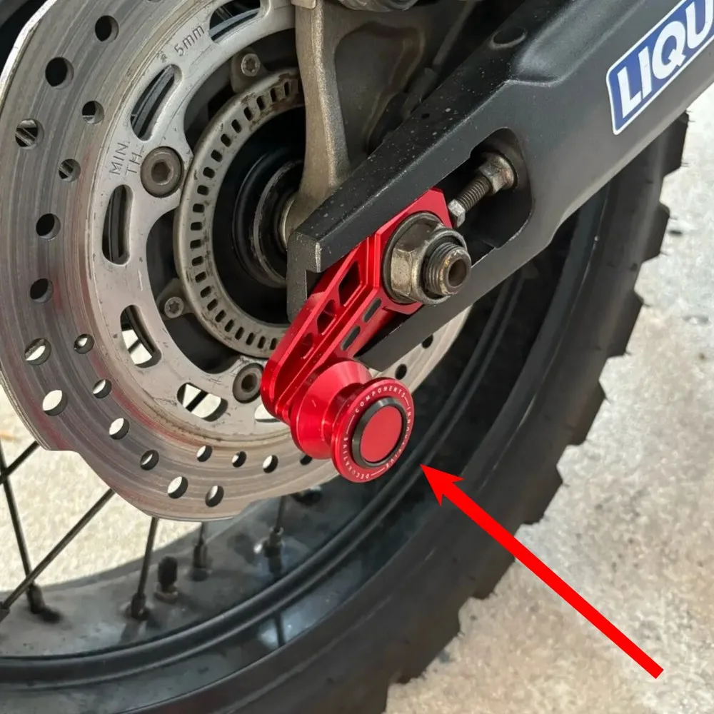 

CB 650R/650F CBR 650 R Aluminum Motorcycle Chain Adjustment Frame Swingarm Spools Slider Block For Honda CB650R CBR650R CB650F