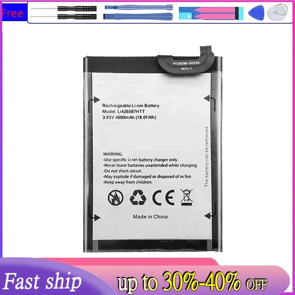 

Battery Li426587htt 4680Mah For Blackview A100 Mobile Phone Batteria + Free Tools