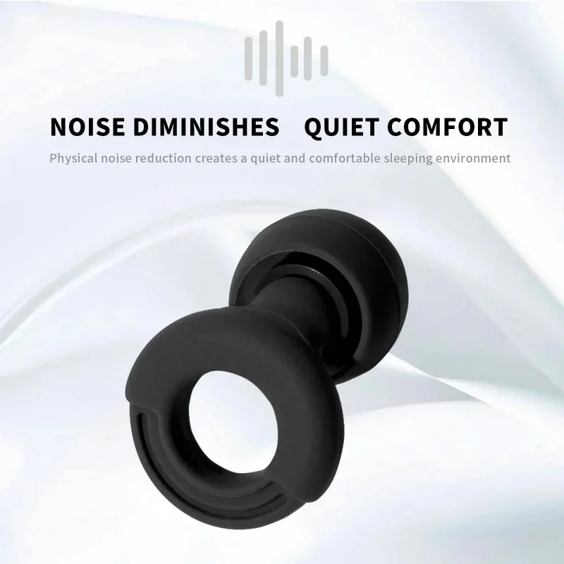 1-5Pairs Silicone Earplugs for Swimming Sleeping Soundproofing Noise Reducing Earplugs Motorcycle Noise Filtering Earplugs