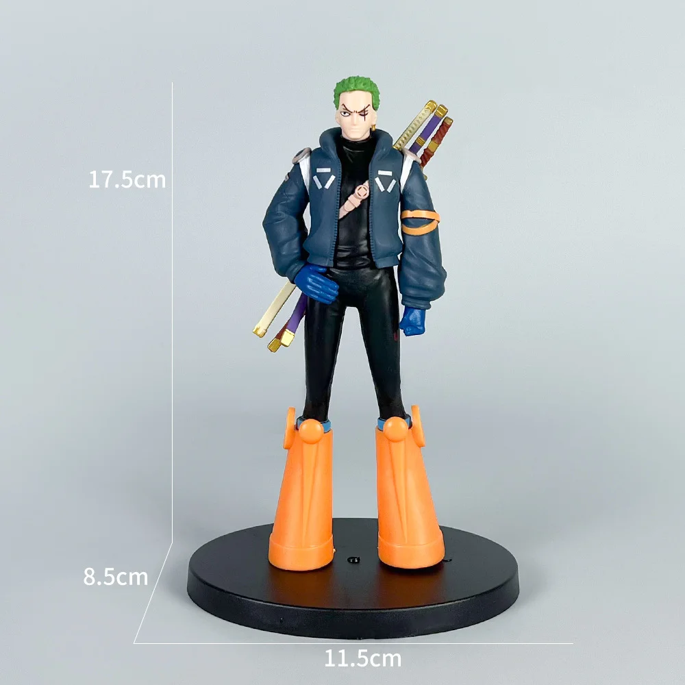 17cm One Piece Anime Figure rufy Zoro Chopper Nami Action Figure Land of Wano Toys for Kids Gift modello da collezione