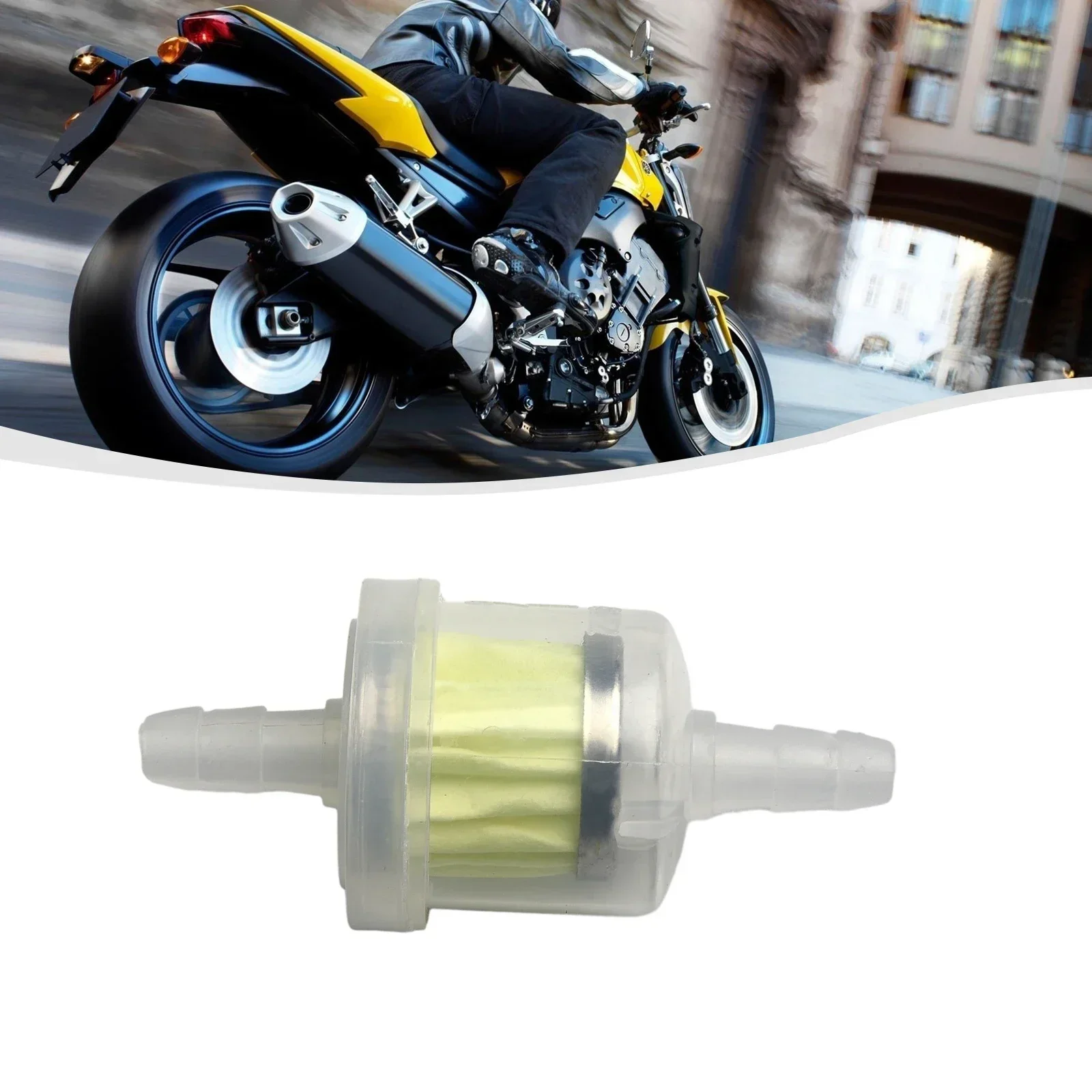 Gasolina e Scooter Fuel Filter, Motocicleta Oil Filter, Novos Acessórios, 1PC