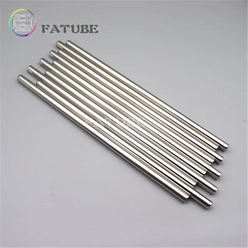 10PCS Fatube stainless steel Straw Curved Straws Straight  Silvery