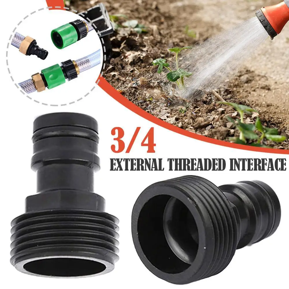 Garden Water Hose Quick Pipe Connector 3/4 External Thread Garden Irrigation System Water Gun Special Joint Accessories