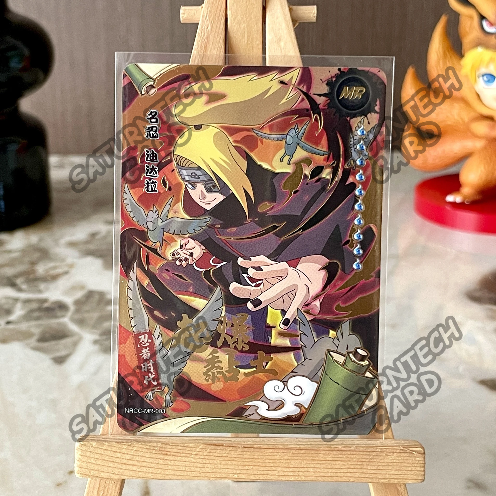 بطاقة كايو ناروتو MR-001-005 ناروتو اوزوماكي جيرايا ميناتو كاكاشي NRCC MR بطاقات جمع أنيمي للأولاد هدايا ألعاب الأطفال #4