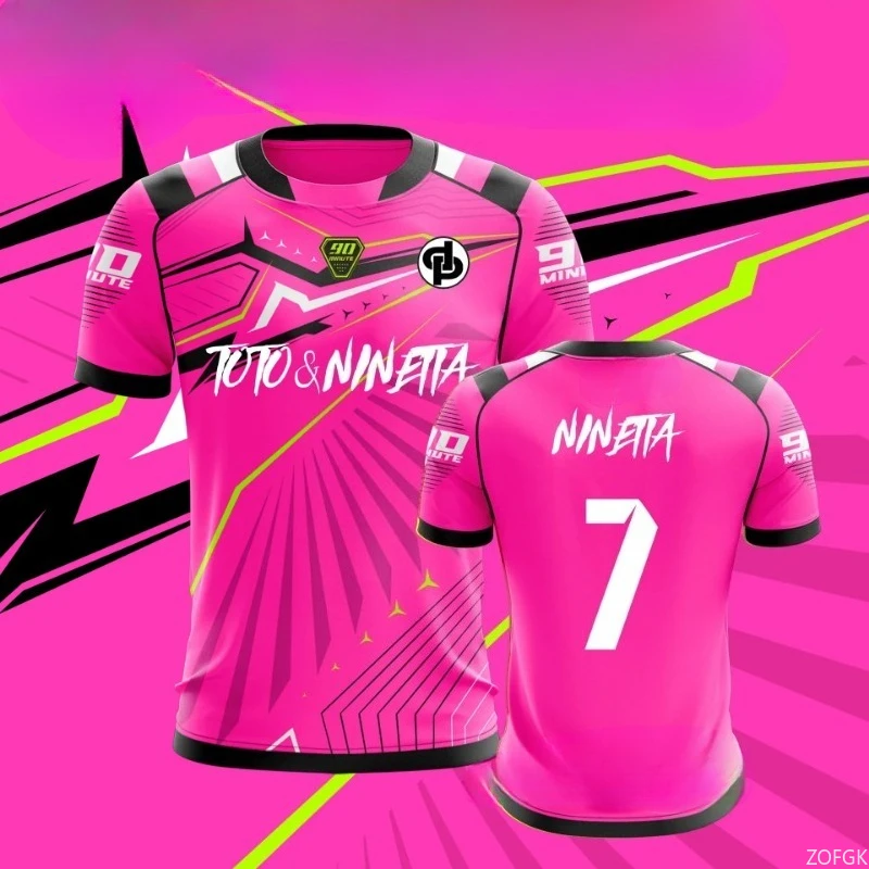 Sports Sports de plein air cyclisme Fitness femmes décontracté respirant ample à manches courtes T-shirt haut imprimé 7