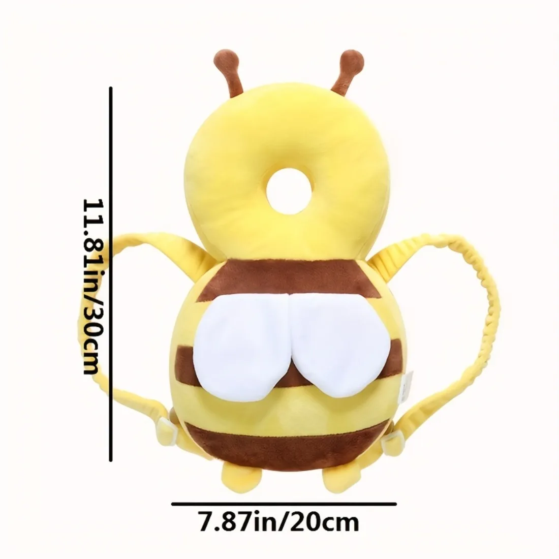 Toddler Baby Head Protector Safety Pad Cushion Back Pillows Prevent  Injured Angel Bee Security Pillows Protective Headgear