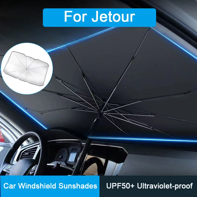 For Chery Traveler T2 JETOUR I-DM L9 X95 X70 XY0 Coupe X90 PLUS  Car Windshield Sunshades Front Shading Umbrella