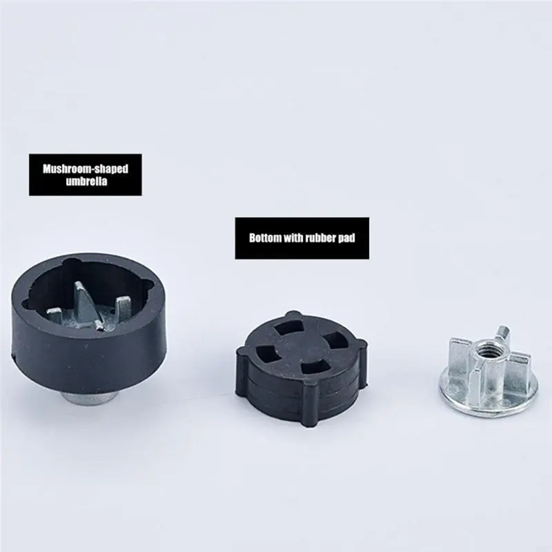 B02C-Mushroom Head Professional Base Connector Drive Socket 3Pcs For Blenders